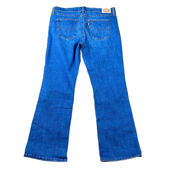 Levi’s Slimming Boot Jeans Sz 33 - Picture 1 of 6